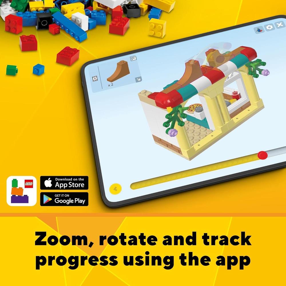 LEGO CREATOR 3 EN 1 CONEJO BLANCO SE TRANSFORMA EN FOCA Y LORO JUGUETE STEM - 5