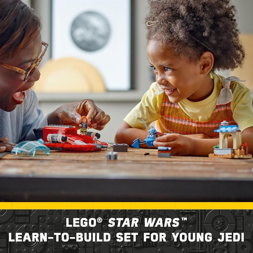 LEGO STAR WARS JÓVENES JEDI HALCÓN CARMESÍ, SET DE INICIACIÓN PARA NIÑOS - 2