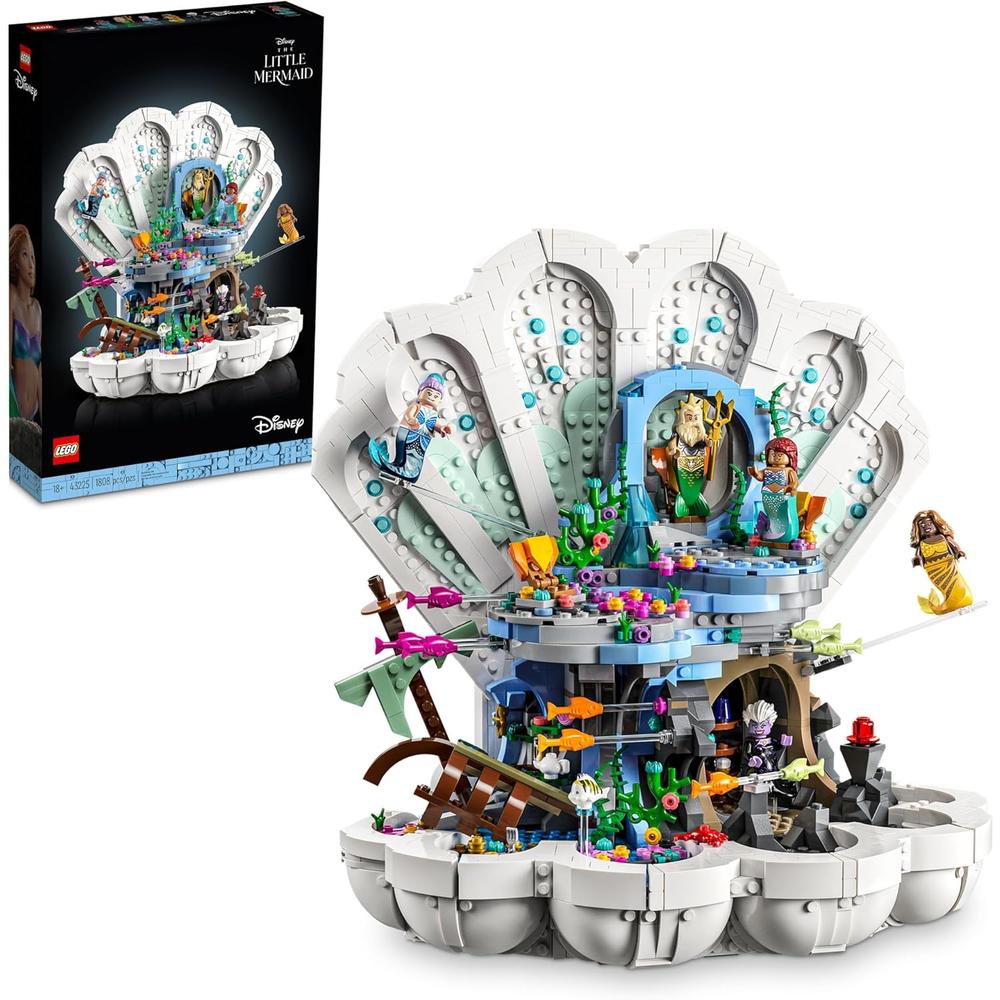LEGO DISNEY PRINCESS LA SIRENITA CONCHA REAL SET COLECCIONABLE CON FIGURAS - 1