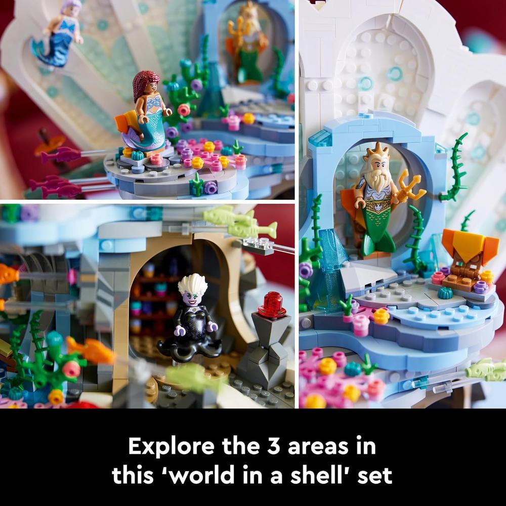 LEGO DISNEY PRINCESS LA SIRENITA CONCHA REAL SET COLECCIONABLE CON FIGURAS - 3
