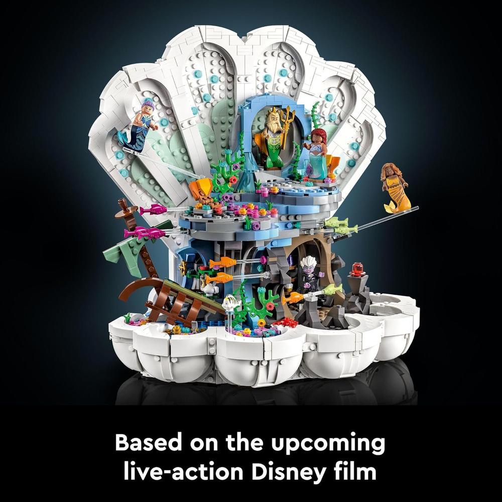 LEGO DISNEY PRINCESS LA SIRENITA CONCHA REAL SET COLECCIONABLE CON FIGURAS - 4