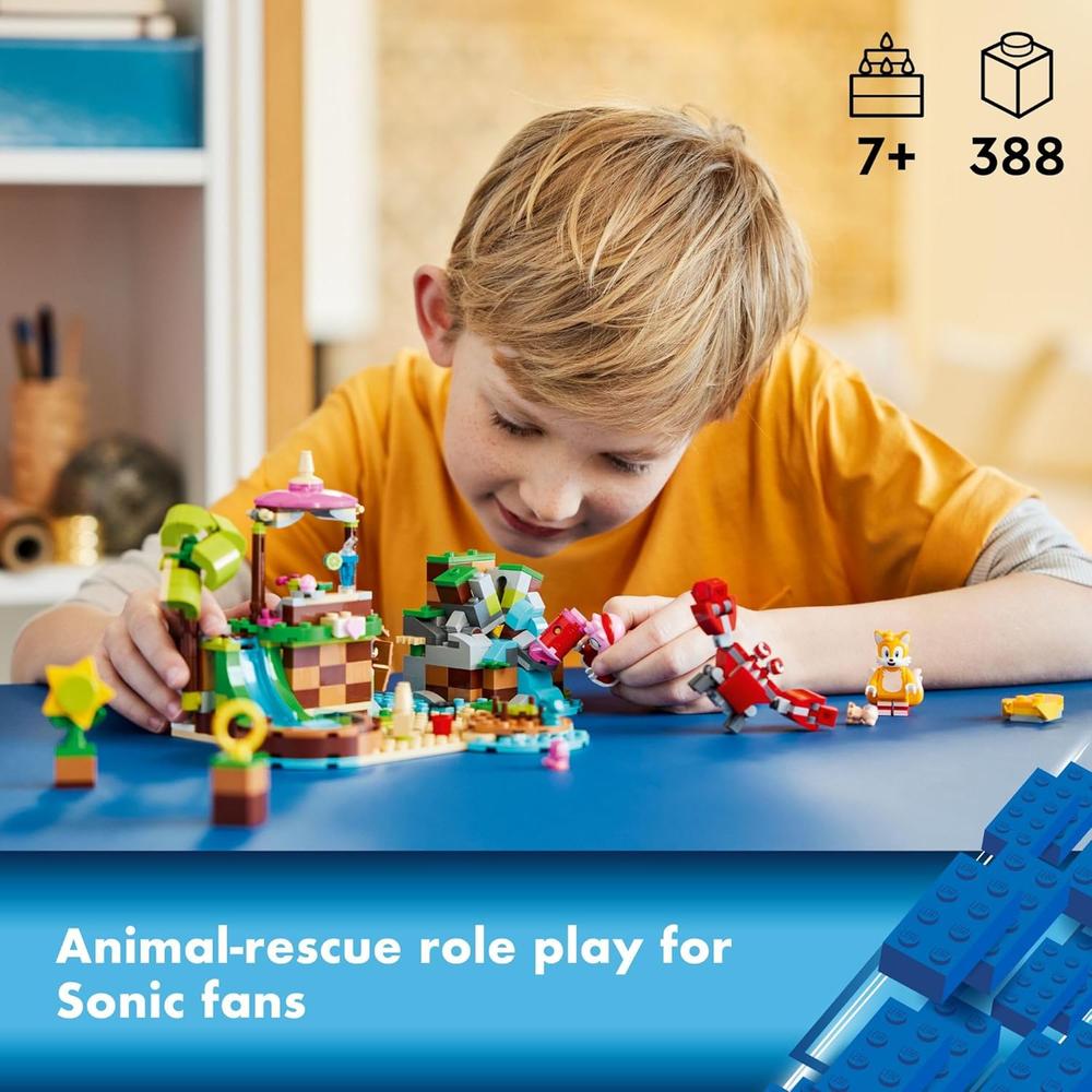 LEGO SONIC ISLA DE RESCATE ANIMAL DE AMY SET DE CONSTRUCCIÓN CON 6 PERSONAJES Y ACCESORIOS - 2