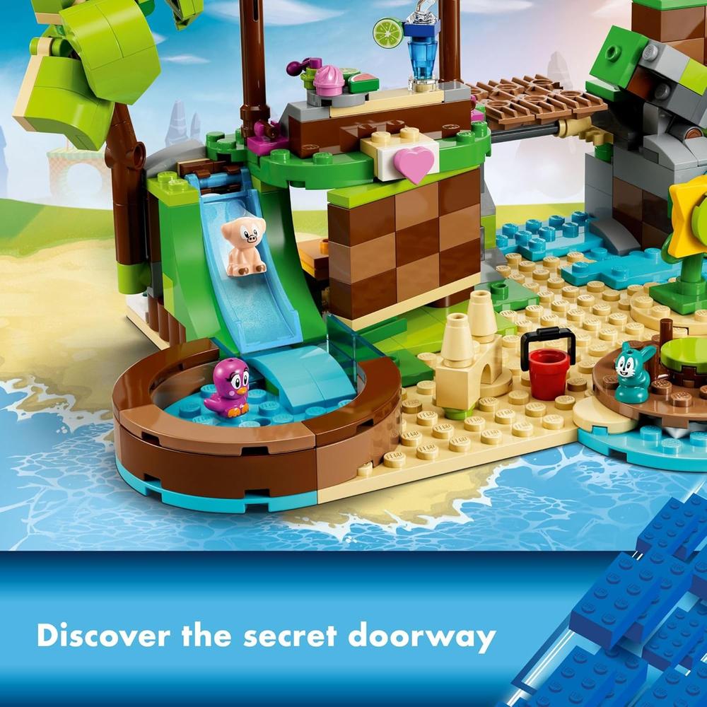 LEGO SONIC ISLA DE RESCATE ANIMAL DE AMY SET DE CONSTRUCCIÓN CON 6 PERSONAJES Y ACCESORIOS - 4