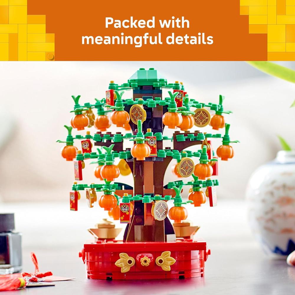 LEGO ÁRBOL DEL DINERO SET DECORATIVO DE CONSTRUCCIÓN CULTURAL AÑO NUEVO LUNAR - 3