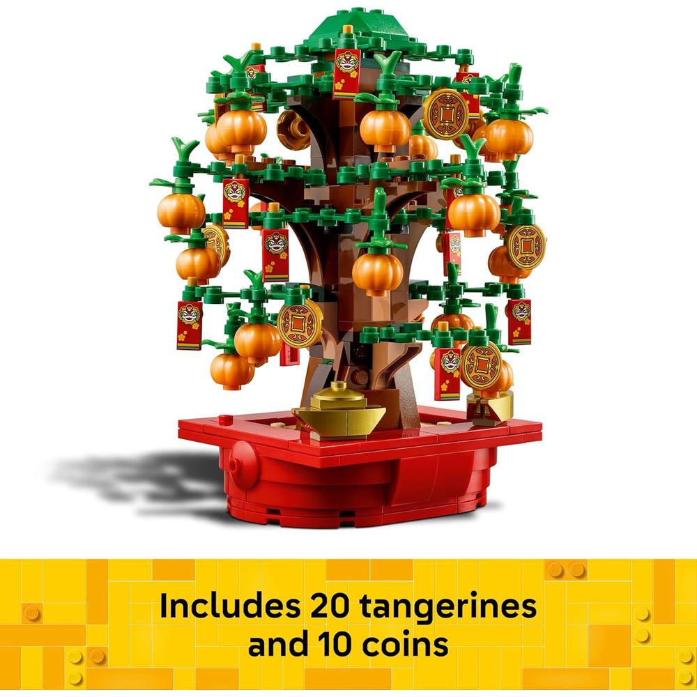 LEGO ÁRBOL DEL DINERO SET DECORATIVO DE CONSTRUCCIÓN CULTURAL AÑO NUEVO LUNAR - 4