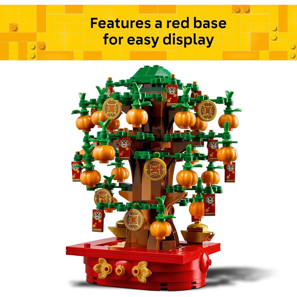 LEGO ÁRBOL DEL DINERO SET DECORATIVO DE CONSTRUCCIÓN CULTURAL AÑO NUEVO LUNAR - 6