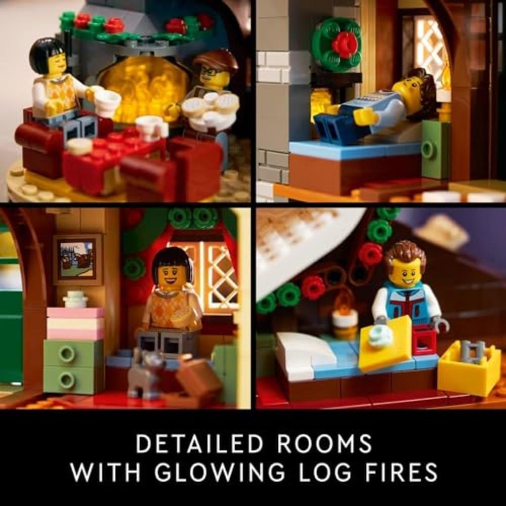 LEGO ICONS CABAÑA ALPINA, KIT DE CONSTRUCCIÓN COLECCIONABLE PARA ADULTOS - 5