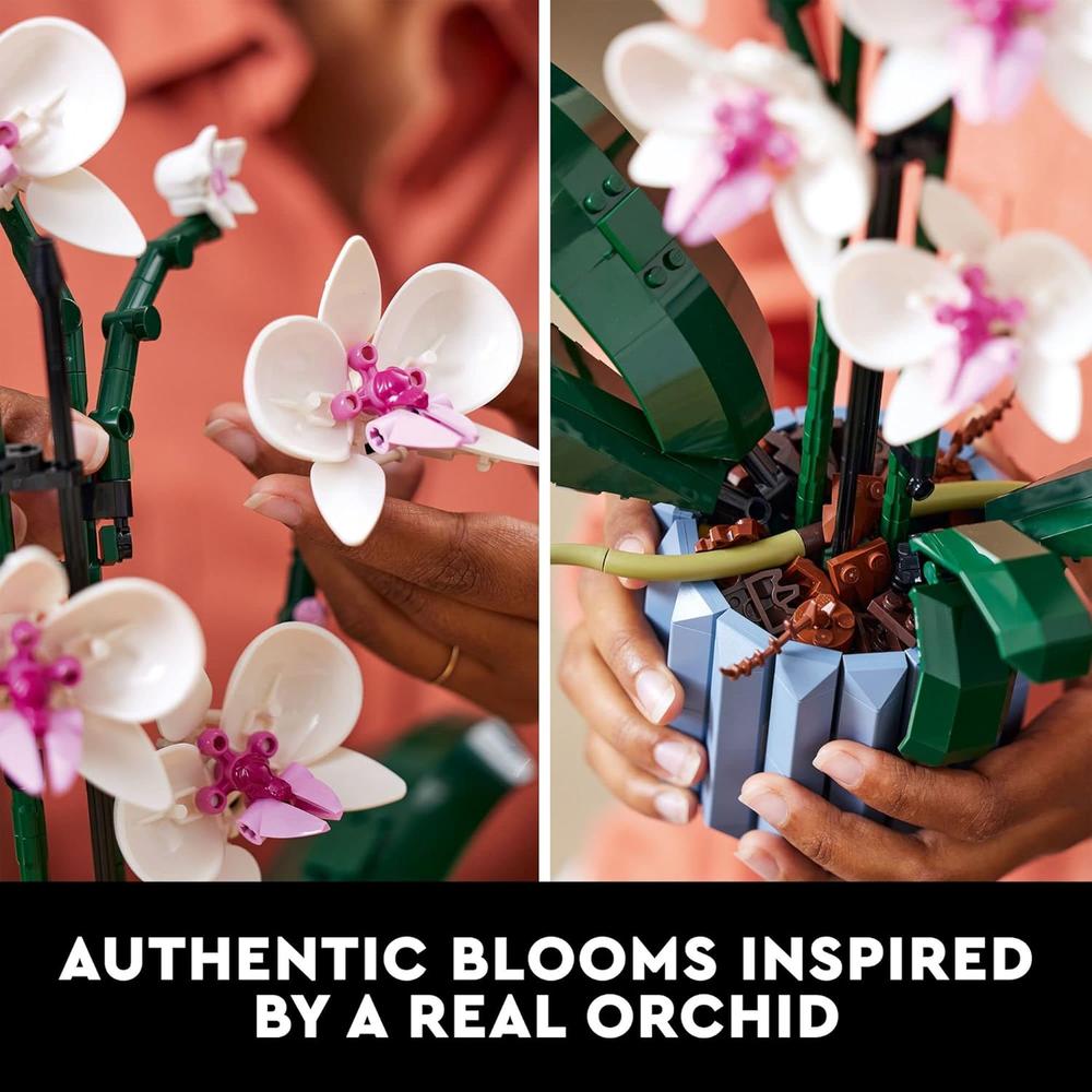 LEGO BOTANICALS ORQUÍDEA ARTIFICIAL SET DE CONSTRUCCIÓN DECORATIVO PARA EL HOGAR - 3