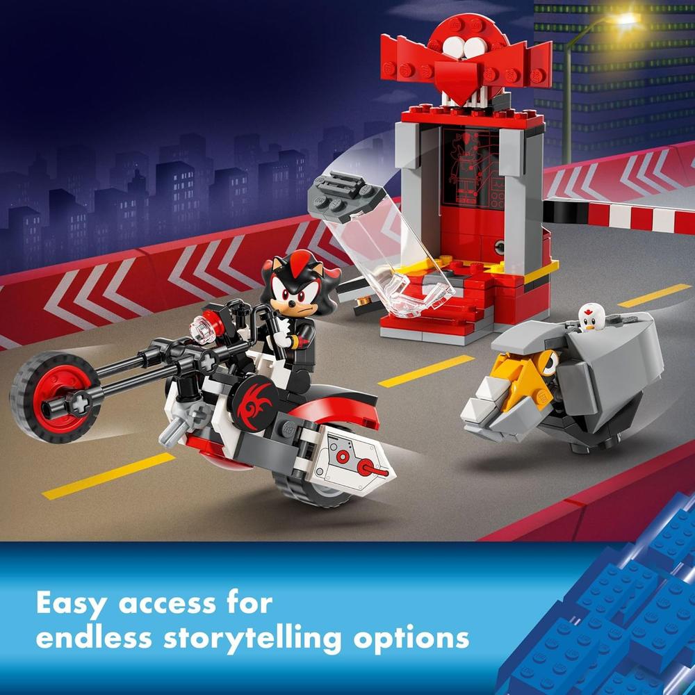 LEGO SONIC SHADOW ESCAPE CON MOTOCICLETA Y FIGURAS DE VIDEOJUEGOS - 5