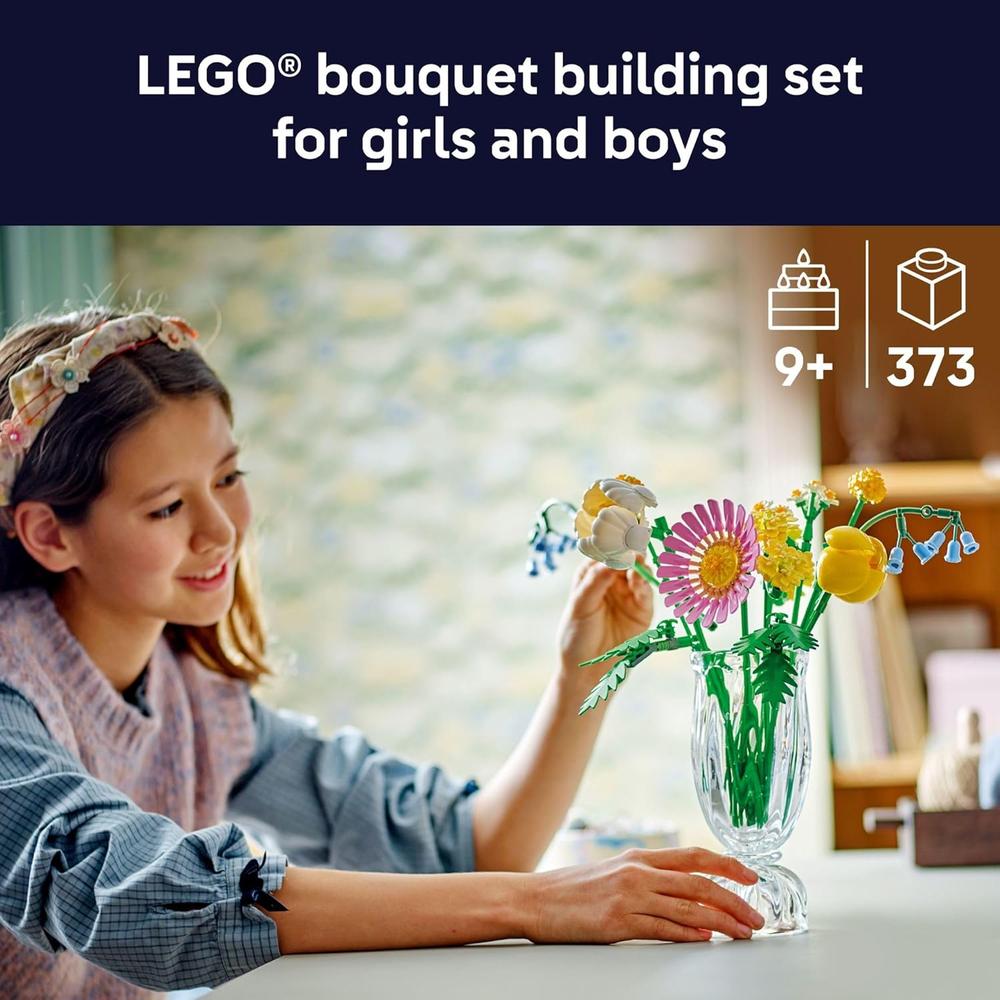 LEGO BOTANICALS PETITE SUNNY BOUQUET, SET DE FLORES DIY Y DECORACIÓN - 2