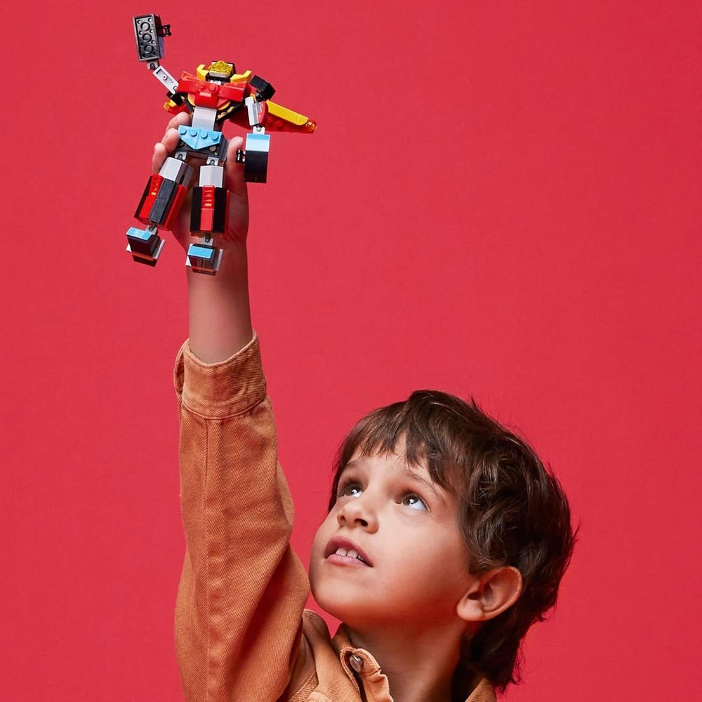 LEGO CREATOR 3 EN 1 SUPER ROBOTS SE TRANSFORMA EN DRAGÓN O AVIÓN DE JUGUETE - 2