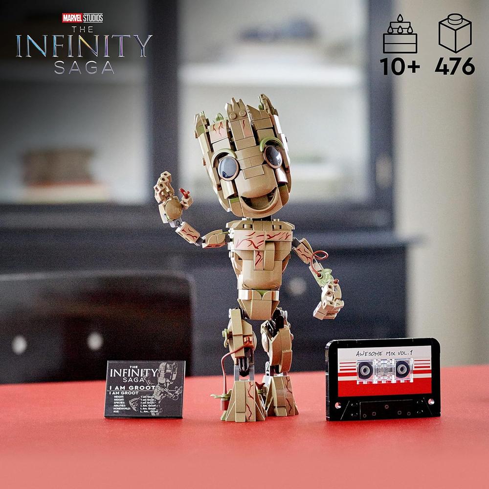 LEGO MARVEL YO SOY GROOT SET DE CONSTRUCCIÓN CON FIGURA BABY GROOT COLECCIONABLE - 2