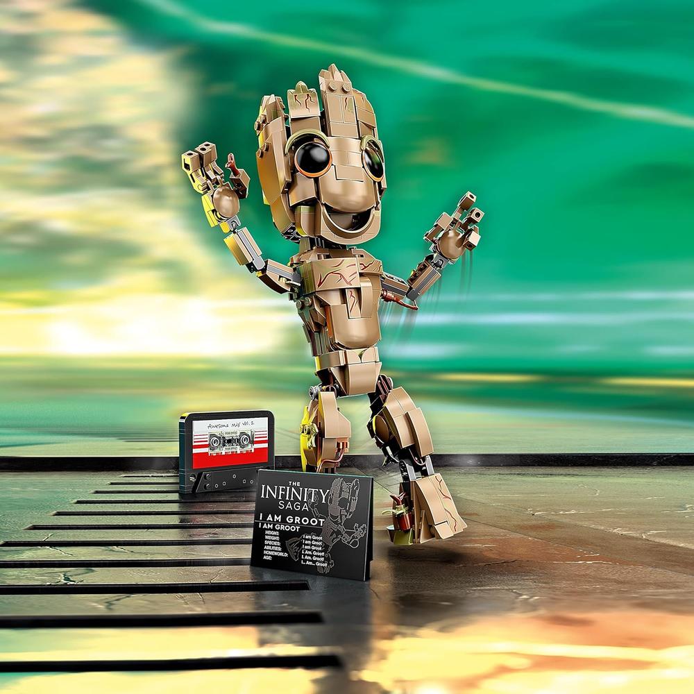 LEGO MARVEL YO SOY GROOT SET DE CONSTRUCCIÓN CON FIGURA BABY GROOT COLECCIONABLE - 3