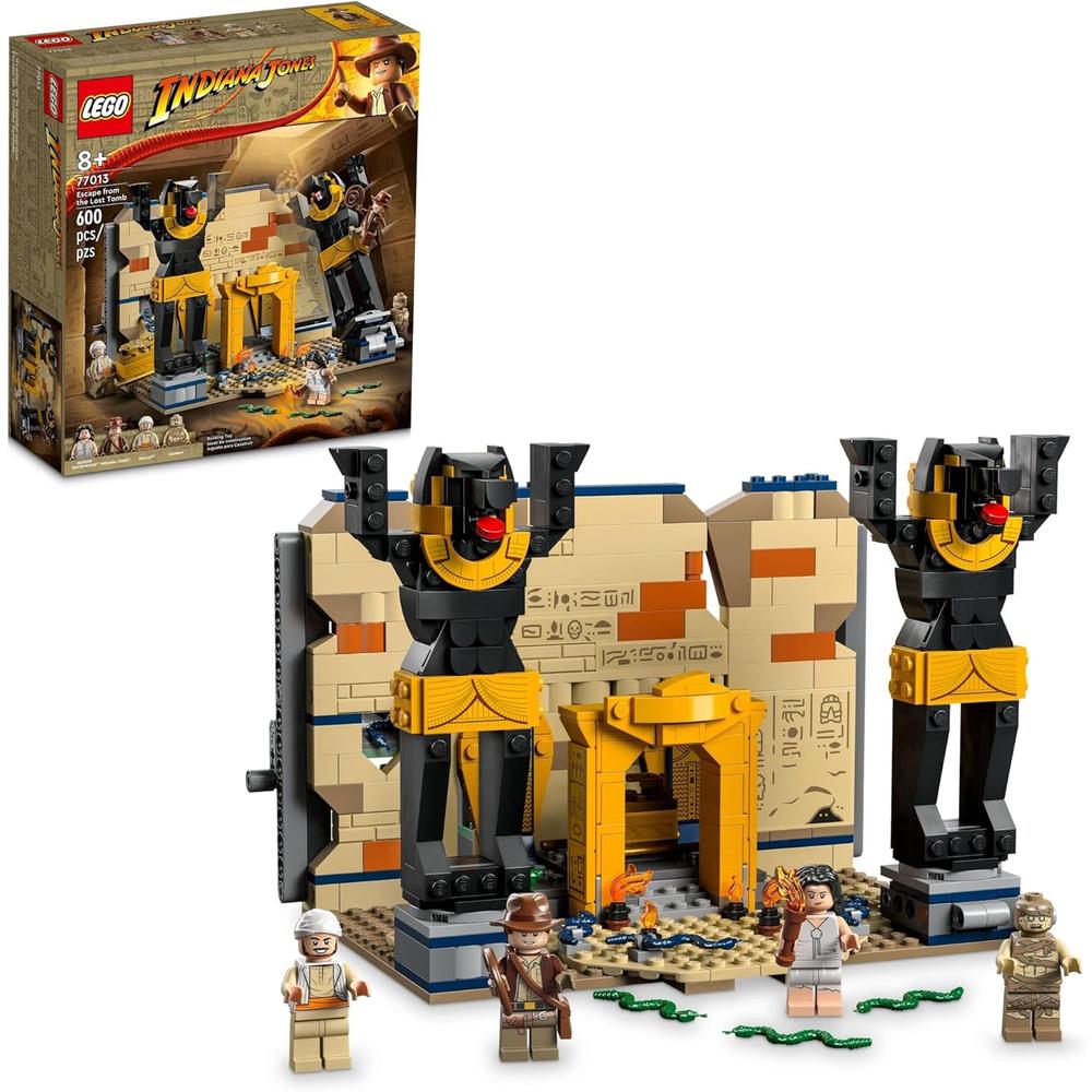 LEGO INDIANA JONES ESCAPE DE LA TUMBA PERDIDA SET CON MOMIA Y MINIFIGURA - 1