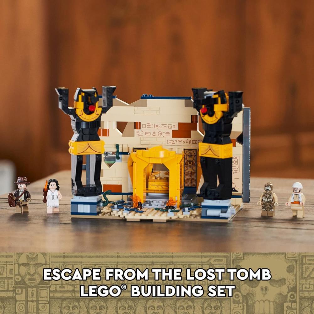 LEGO INDIANA JONES ESCAPE DE LA TUMBA PERDIDA SET CON MOMIA Y MINIFIGURA - 2