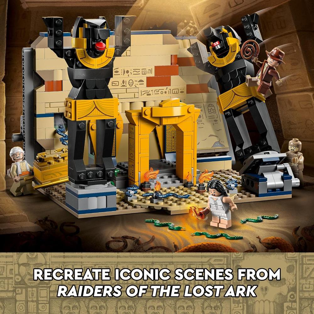 LEGO INDIANA JONES ESCAPE DE LA TUMBA PERDIDA SET CON MOMIA Y MINIFIGURA - 3