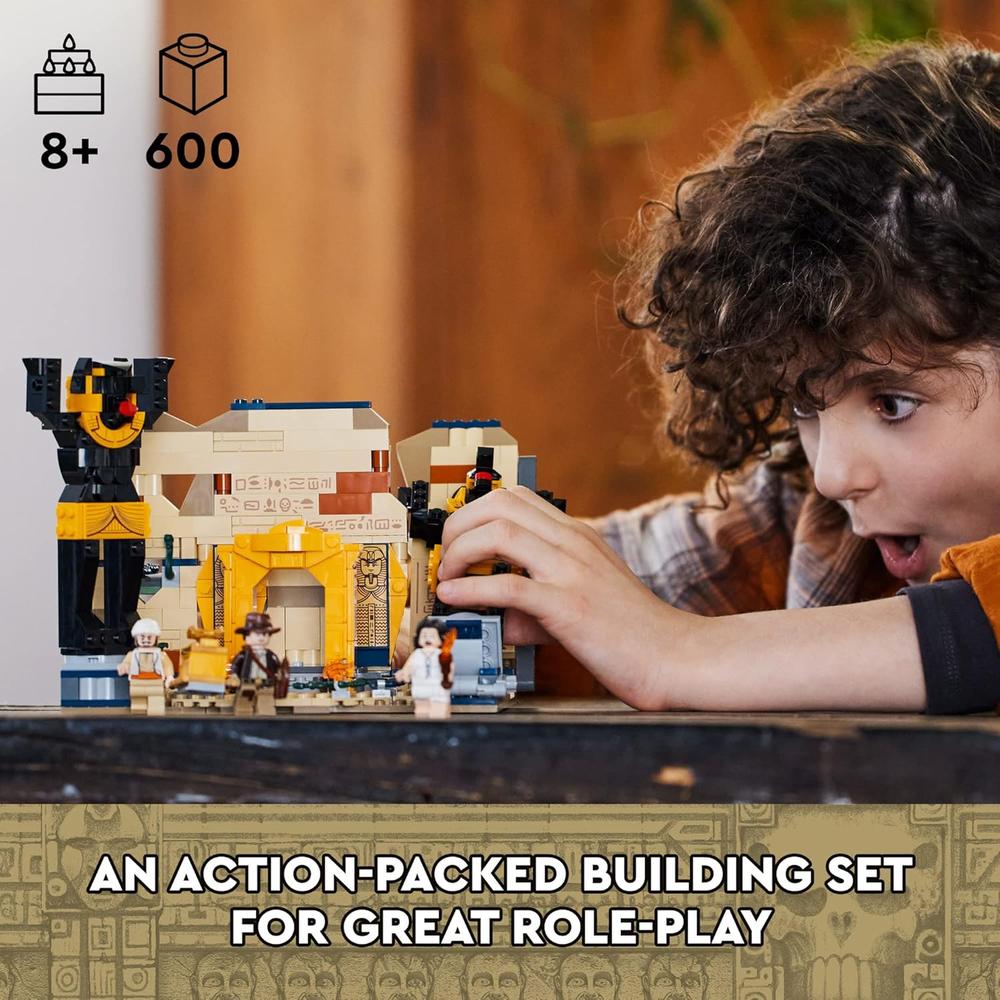 LEGO INDIANA JONES ESCAPE DE LA TUMBA PERDIDA SET CON MOMIA Y MINIFIGURA - 5