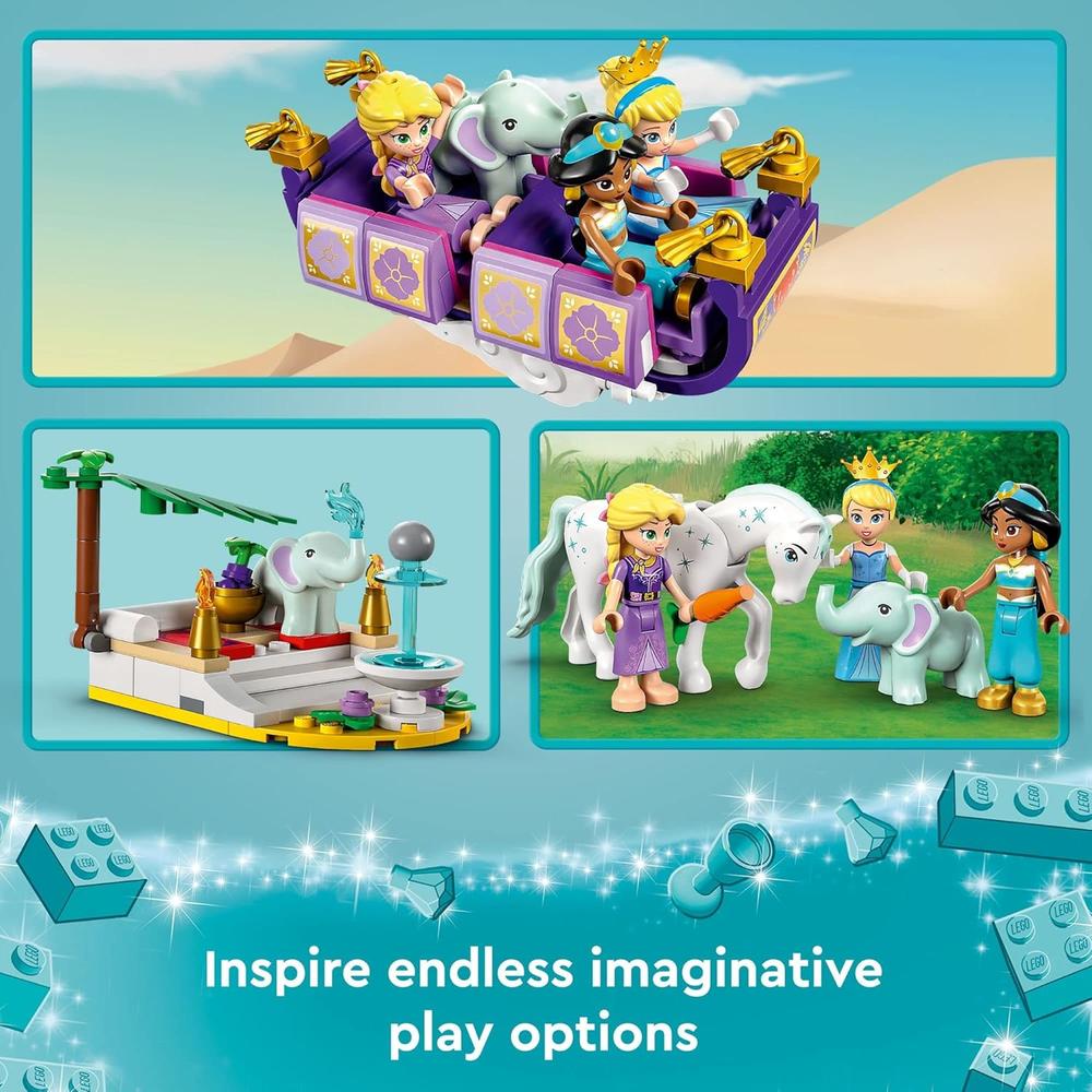 LEGO DISNEY PRINCESS VIAJE ENCANTADO SET 3 EN 1 CON CARRUAJE Y GLOBO AEROSTÁTICO - 3