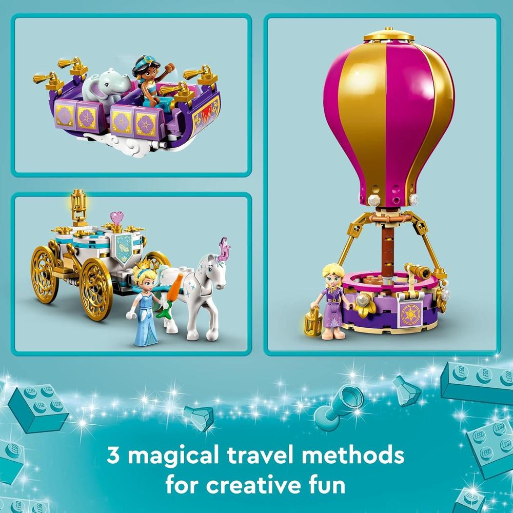 LEGO DISNEY PRINCESS VIAJE ENCANTADO SET 3 EN 1 CON CARRUAJE Y GLOBO AEROSTÁTICO - 4