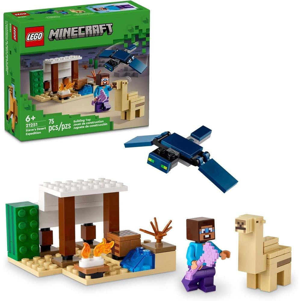 LEGO MINECRAFT EXPEDICIÓN AL DESIERTO DE STEVE, JUGUETE DE CONSTRUCCIÓN PARA NIÑOS - 1