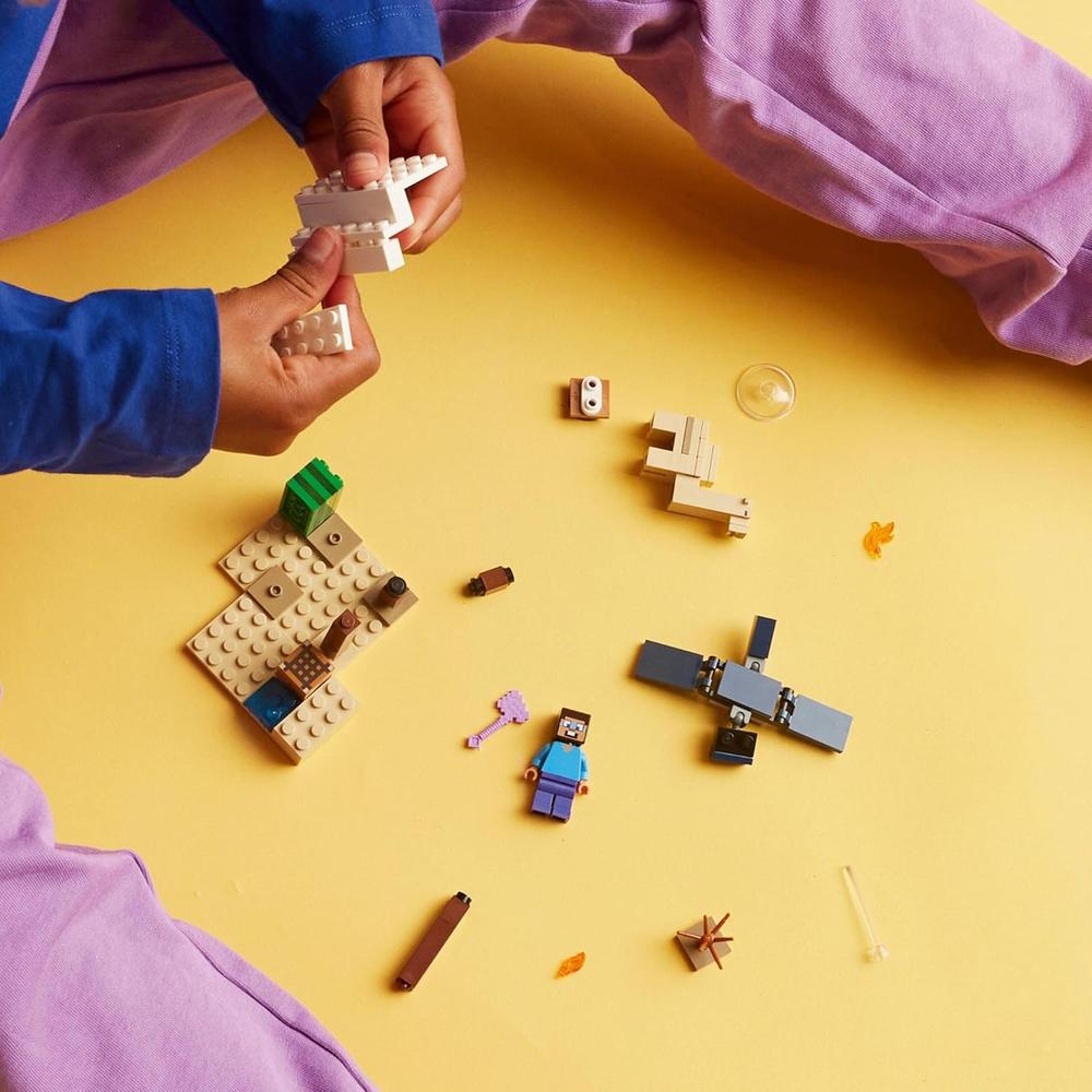 LEGO MINECRAFT EXPEDICIÓN AL DESIERTO DE STEVE, JUGUETE DE CONSTRUCCIÓN PARA NIÑOS - 3
