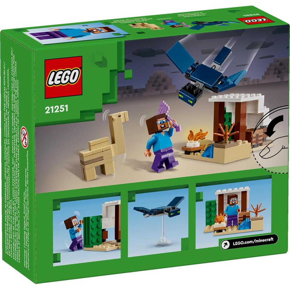 LEGO MINECRAFT EXPEDICIÓN AL DESIERTO DE STEVE, JUGUETE DE CONSTRUCCIÓN PARA NIÑOS - 6