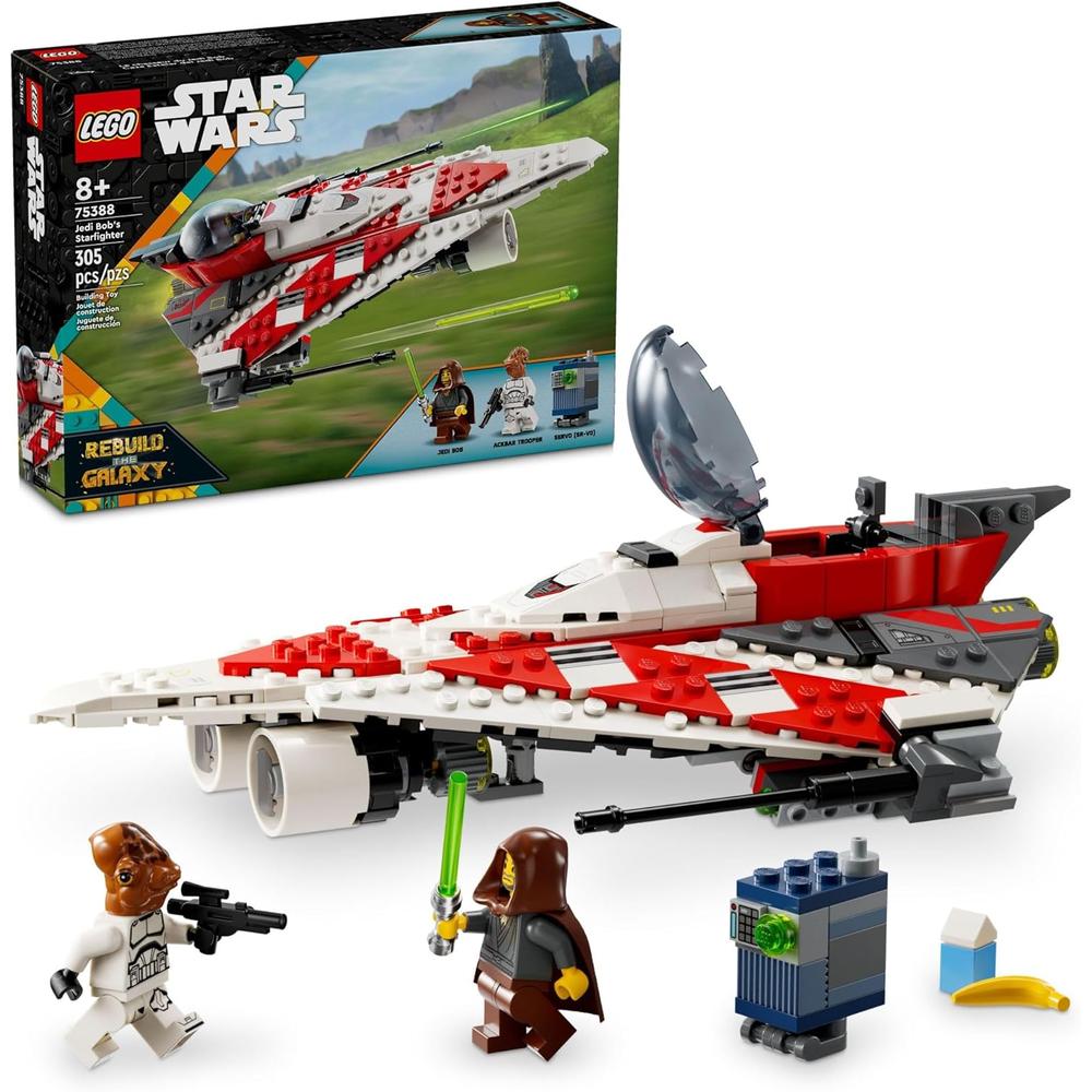 LEGO STAR WARS JEDI BOB'S STARFIGHTER CON MINIFIGURA DE JEDI BOB - 1