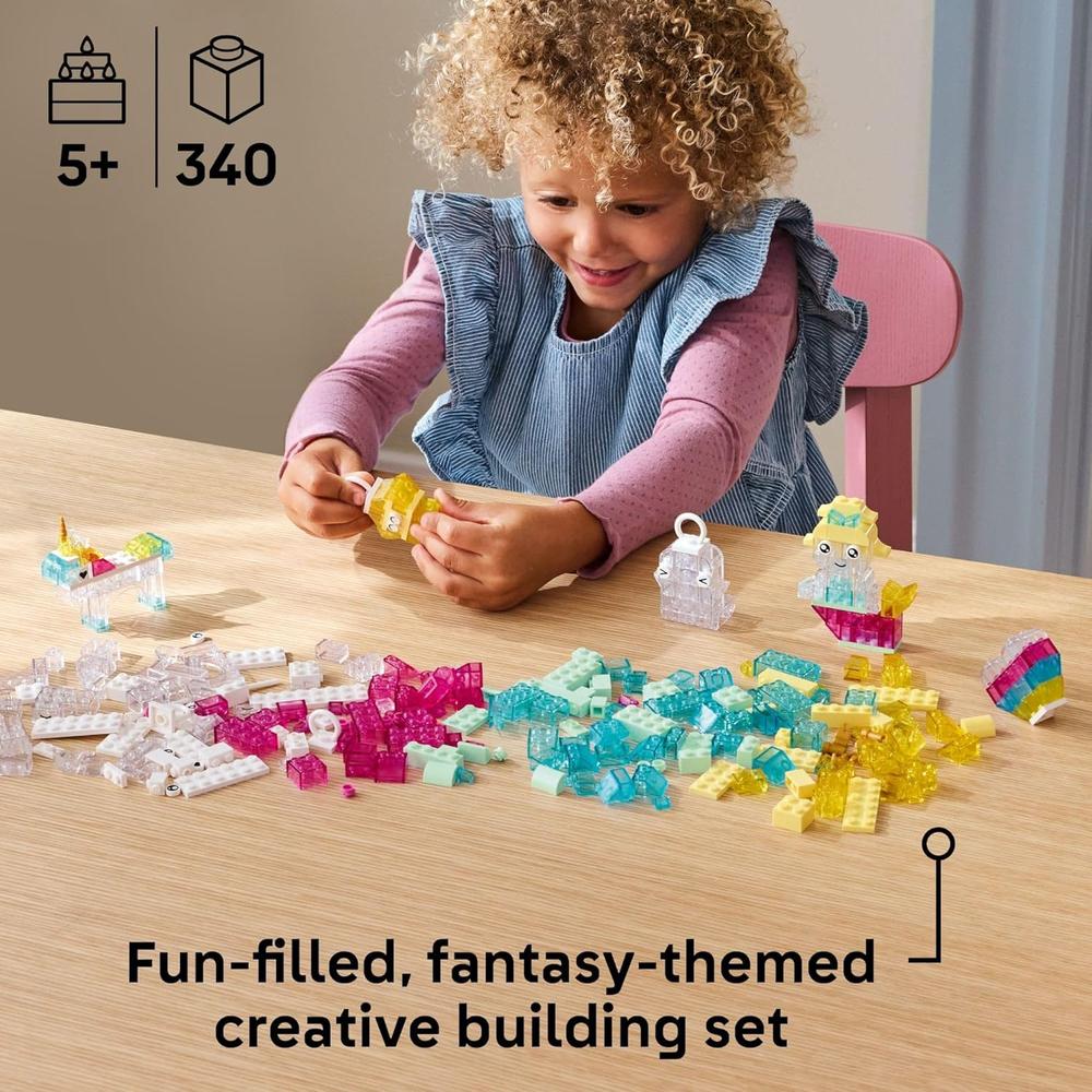 LEGO CAJA MÁGICA TRANSPARENTE CLÁSICA, JUGUETE EDUCATIVO Y SET DE BLOQUES - 2