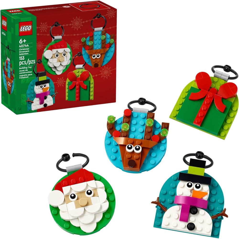 LEGO ADORNOS NAVIDEÑOS, JUGUETES DE CONSTRUCCIÓN PARA NIÑOS Y NIÑAS - 1