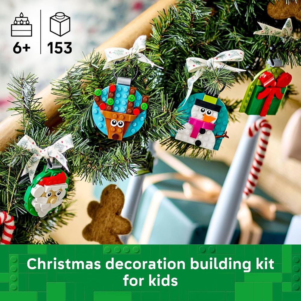 LEGO ADORNOS NAVIDEÑOS, JUGUETES DE CONSTRUCCIÓN PARA NIÑOS Y NIÑAS - 2