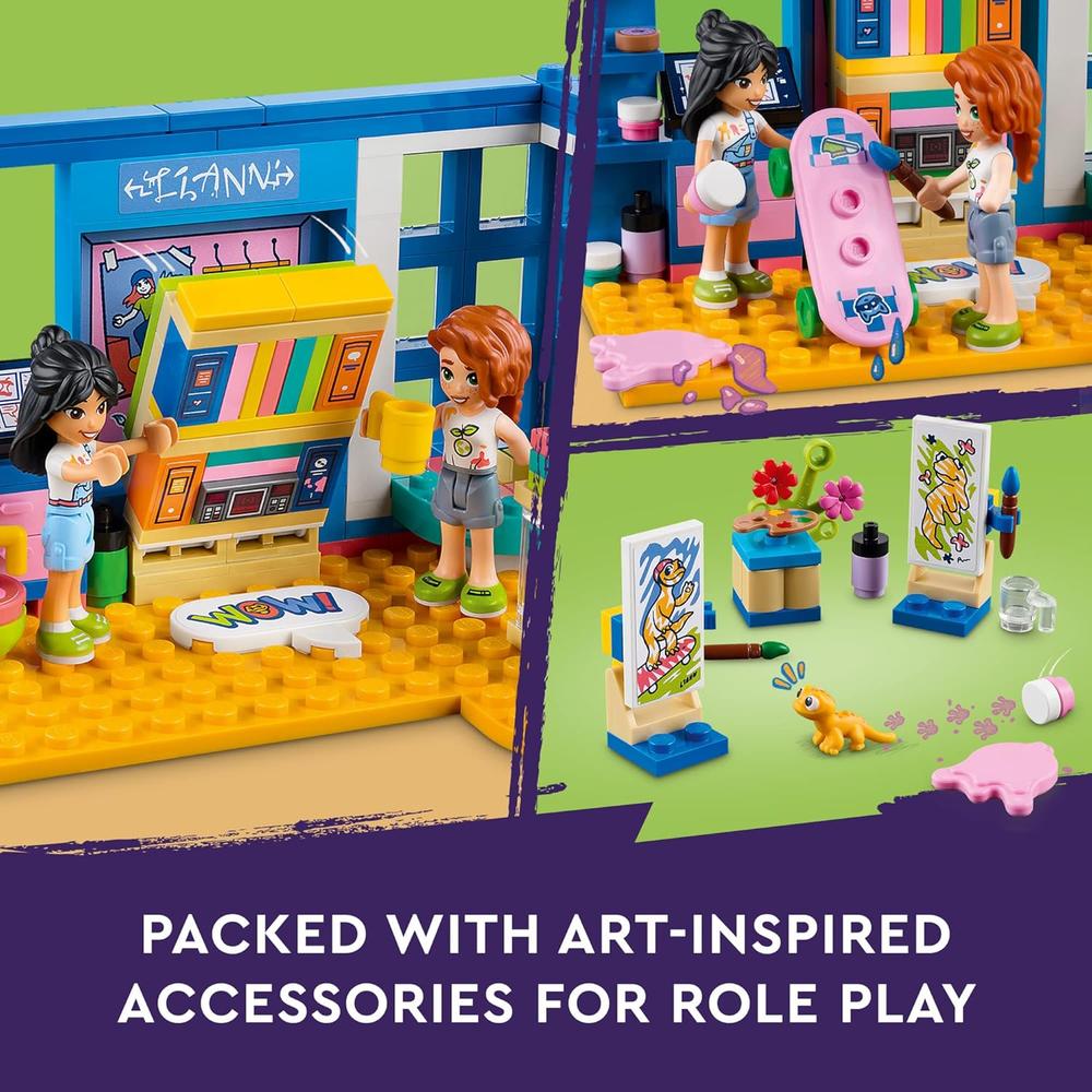LEGO FRIENDS HABITACIÓN DE LIANN SET DE JUEGO COLECCIONABLE CON MINIMUÑECAS - 4