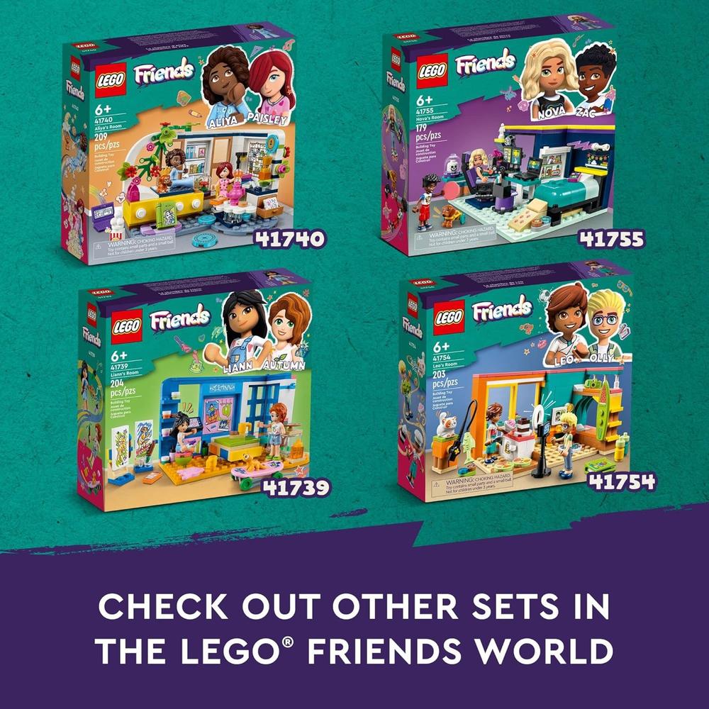 LEGO FRIENDS HABITACIÓN DE LIANN SET DE JUEGO COLECCIONABLE CON MINIMUÑECAS - 5