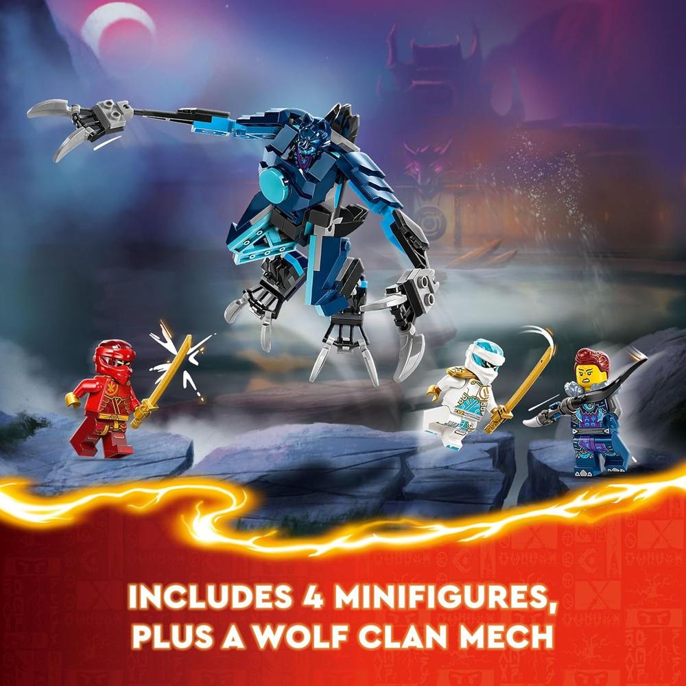 LEGO NINJAGO MECH DE FUEGO ELEMENTAL DE KAI CON MINIFIGURAS PARA NIÑOS - 4