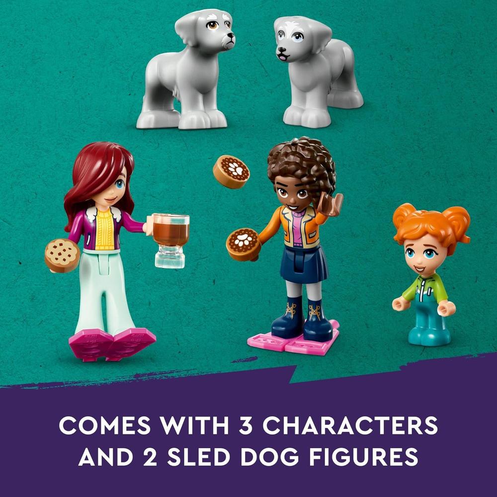 LEGO FRIENDS AVENTURA NAVIDEÑA EN EL IGLÚ CON 3 MUÑECAS Y 2 PERROS - 5