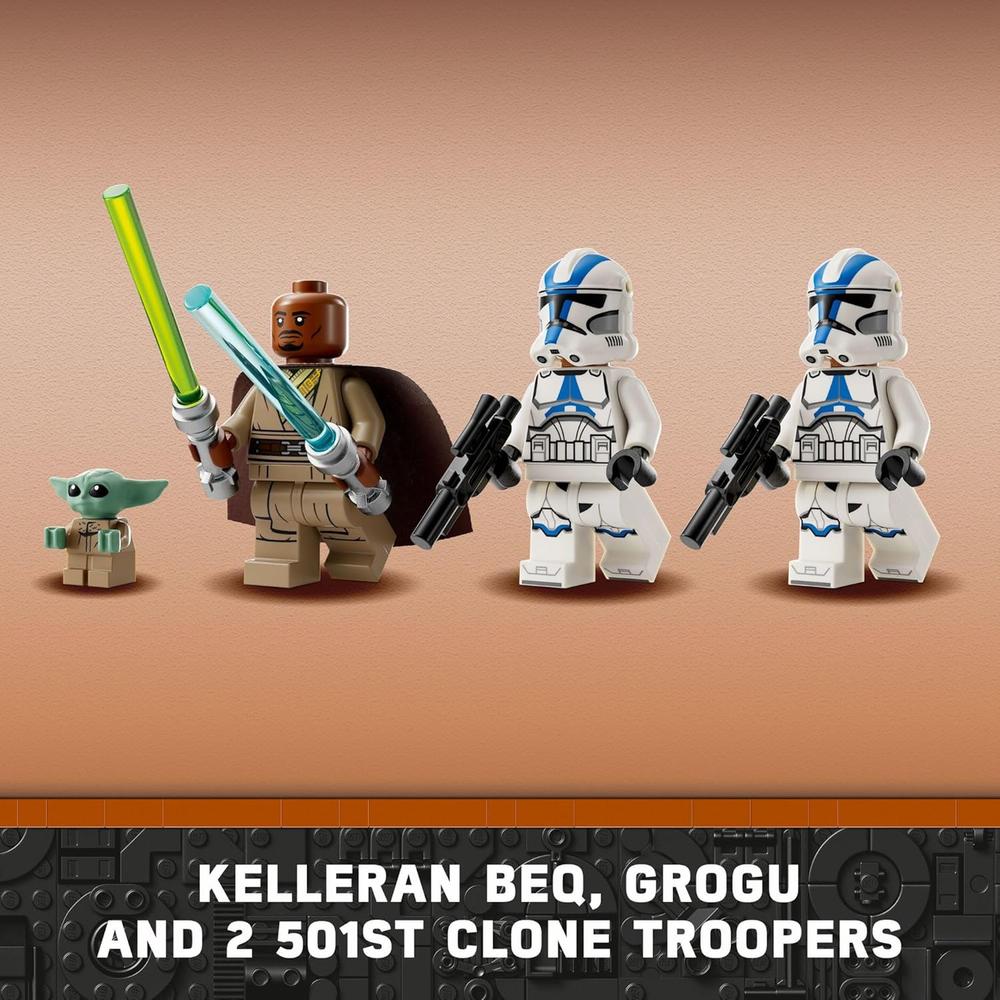 LEGO STAR WARS ESCAPE SPEEDER BARC CON GROGU Y KELLERAN BEQ - 4