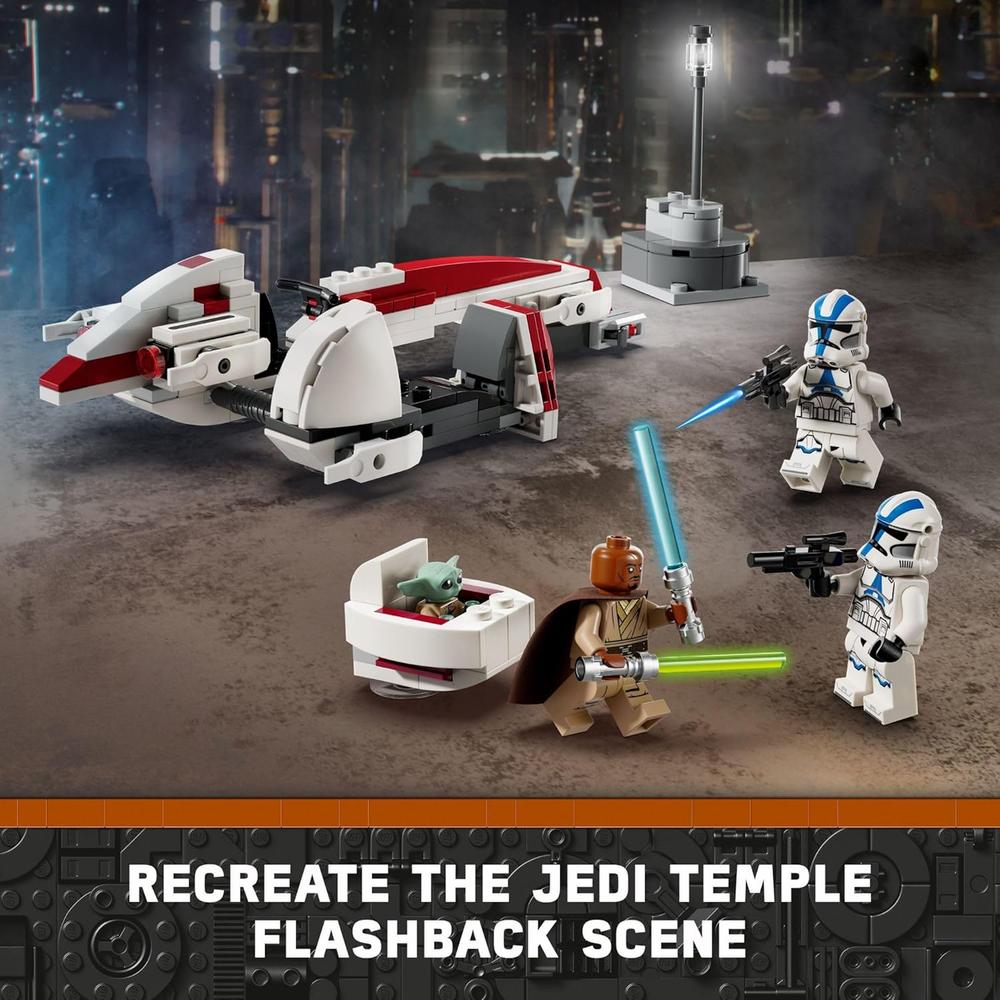 LEGO STAR WARS ESCAPE SPEEDER BARC CON GROGU Y KELLERAN BEQ - 5