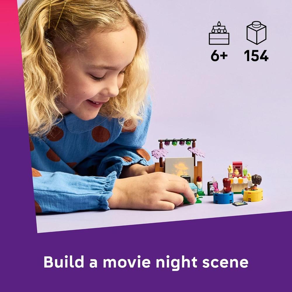 LEGO FRIENDS NOCHE DE CINE Y AMISTAD, JUEGO DE CONSTRUCCIÓN CON MINIMUÑECAS - 2