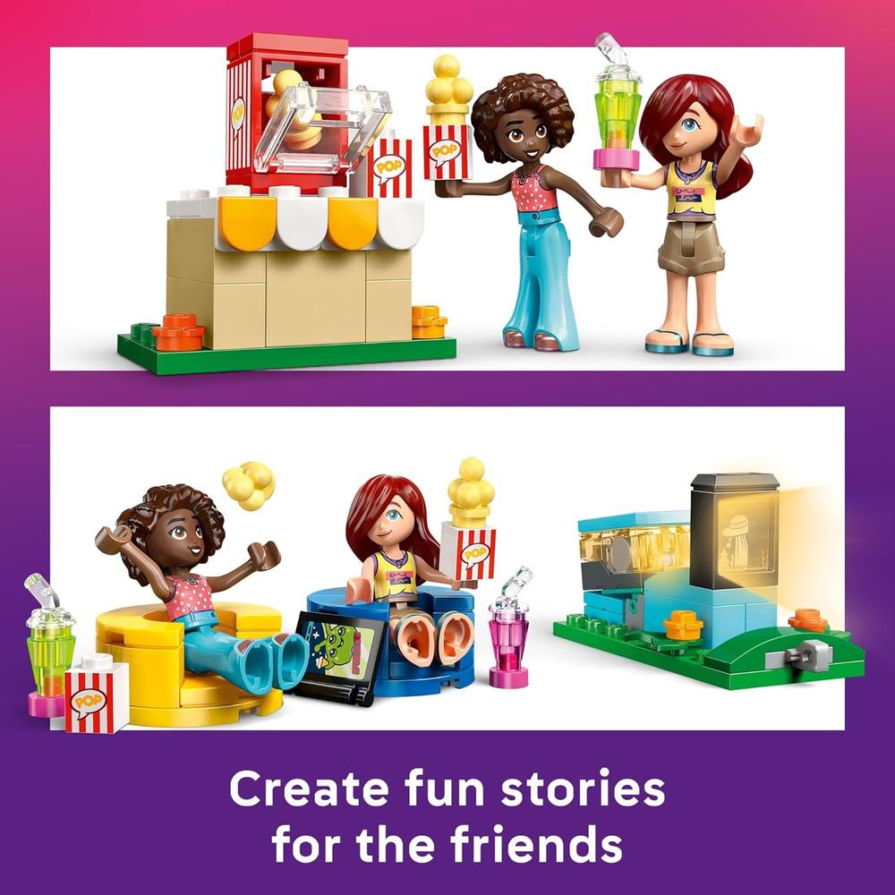 LEGO FRIENDS NOCHE DE CINE Y AMISTAD, JUEGO DE CONSTRUCCIÓN CON MINIMUÑECAS - 4