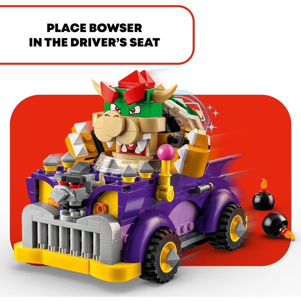 LEGO SUPER MARIO COCHE DEPORTIVO DE BOWSER, SET DE EXPANSIÓN PARA NIÑOS - 3
