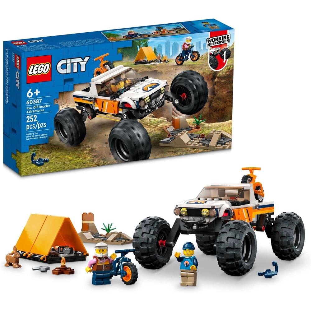 LEGO CITY 4X4 TODOTERRENO CAMIÓN DE JUGUETE PARA AVENTURAS Y SIMULACIÓN INFANTIL - 1