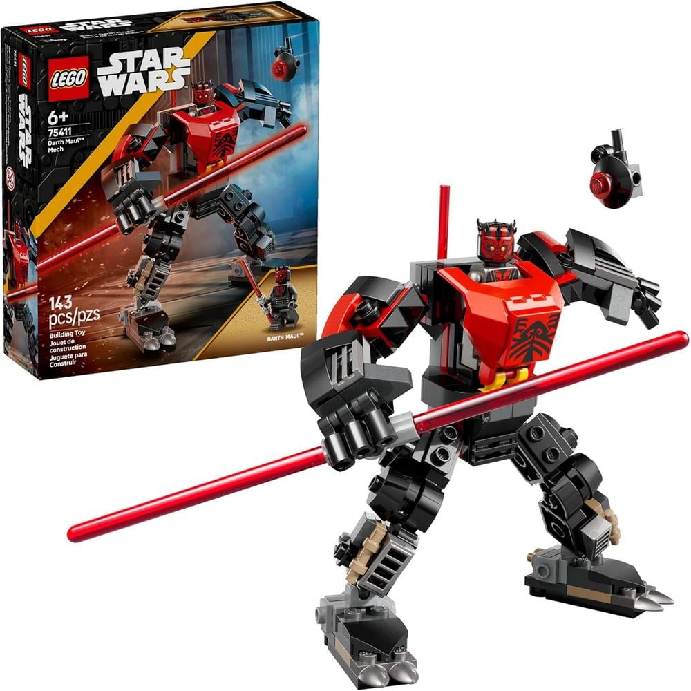LEGO STAR WARS MECH DE DARTH MAUL, CONSTRUCCIÓN CON SABLE LÁSER - 1