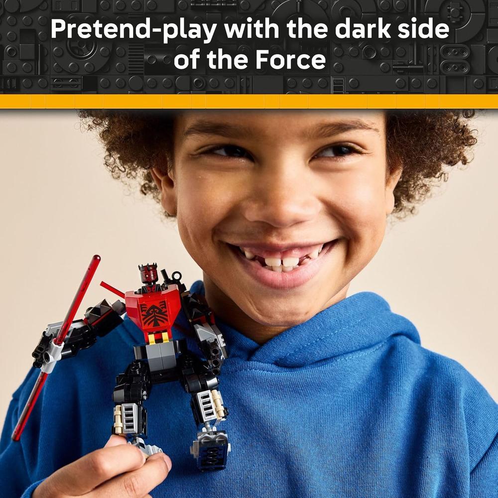 LEGO STAR WARS MECH DE DARTH MAUL, CONSTRUCCIÓN CON SABLE LÁSER - 4