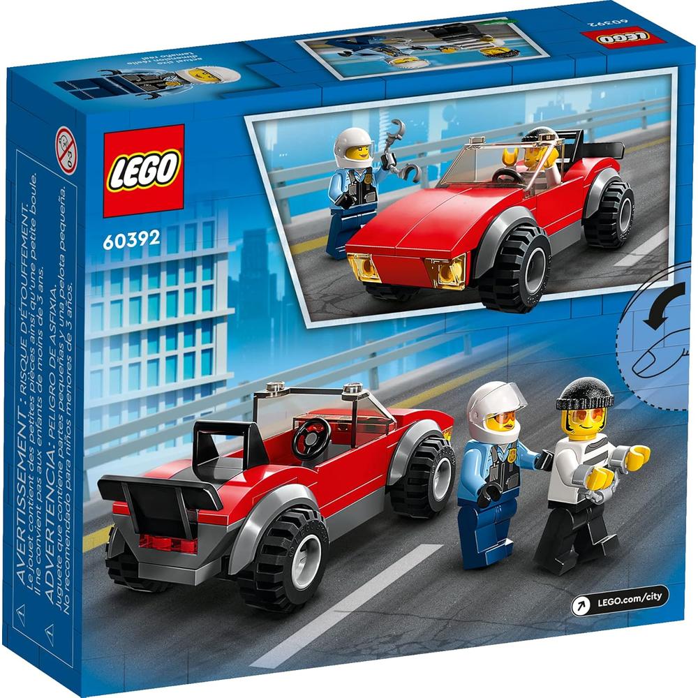 LEGO CITY PERSECUCIÓN EN COCHE Y MOTO DE POLICÍA SET DE CONSTRUCCIÓN INFANTIL - 5