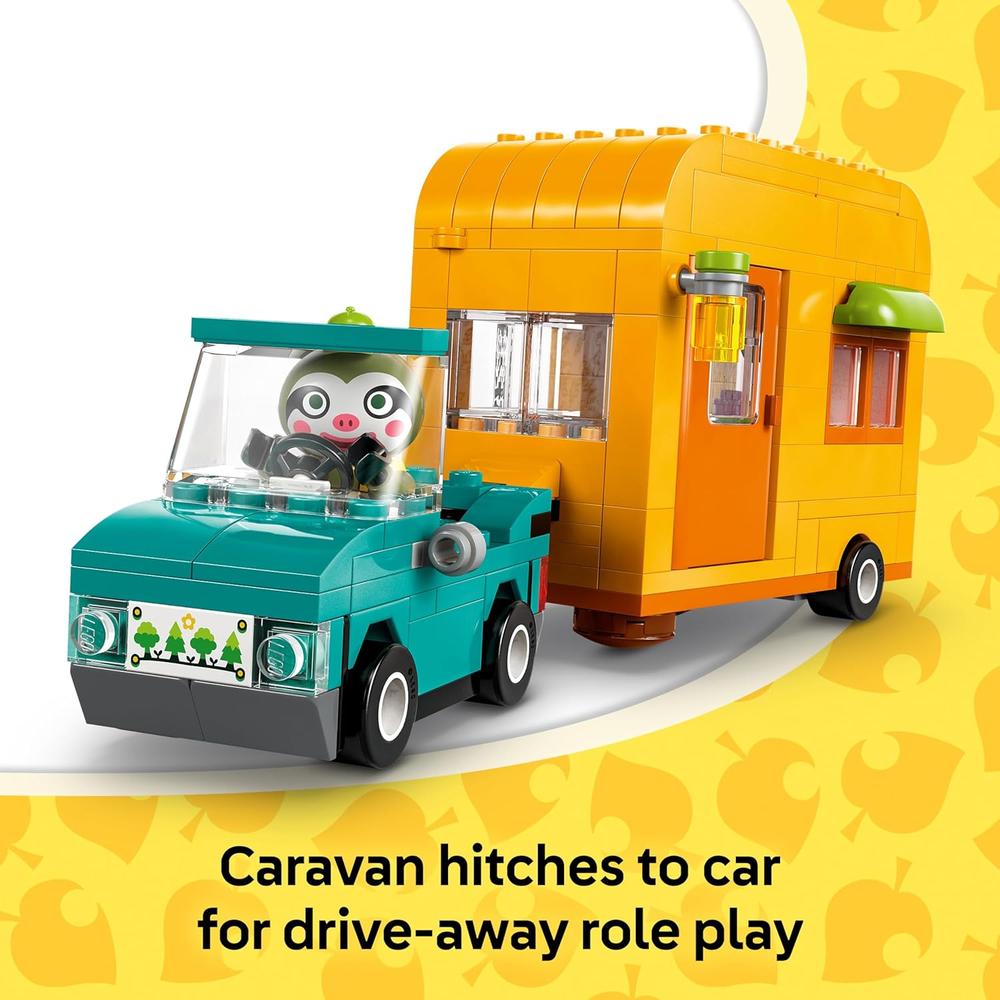 LEGO ANIMAL CROSSING CARAVANA Y TIENDA DE JARDÍN DE LEIF, INCLUYE FIGURA - 4