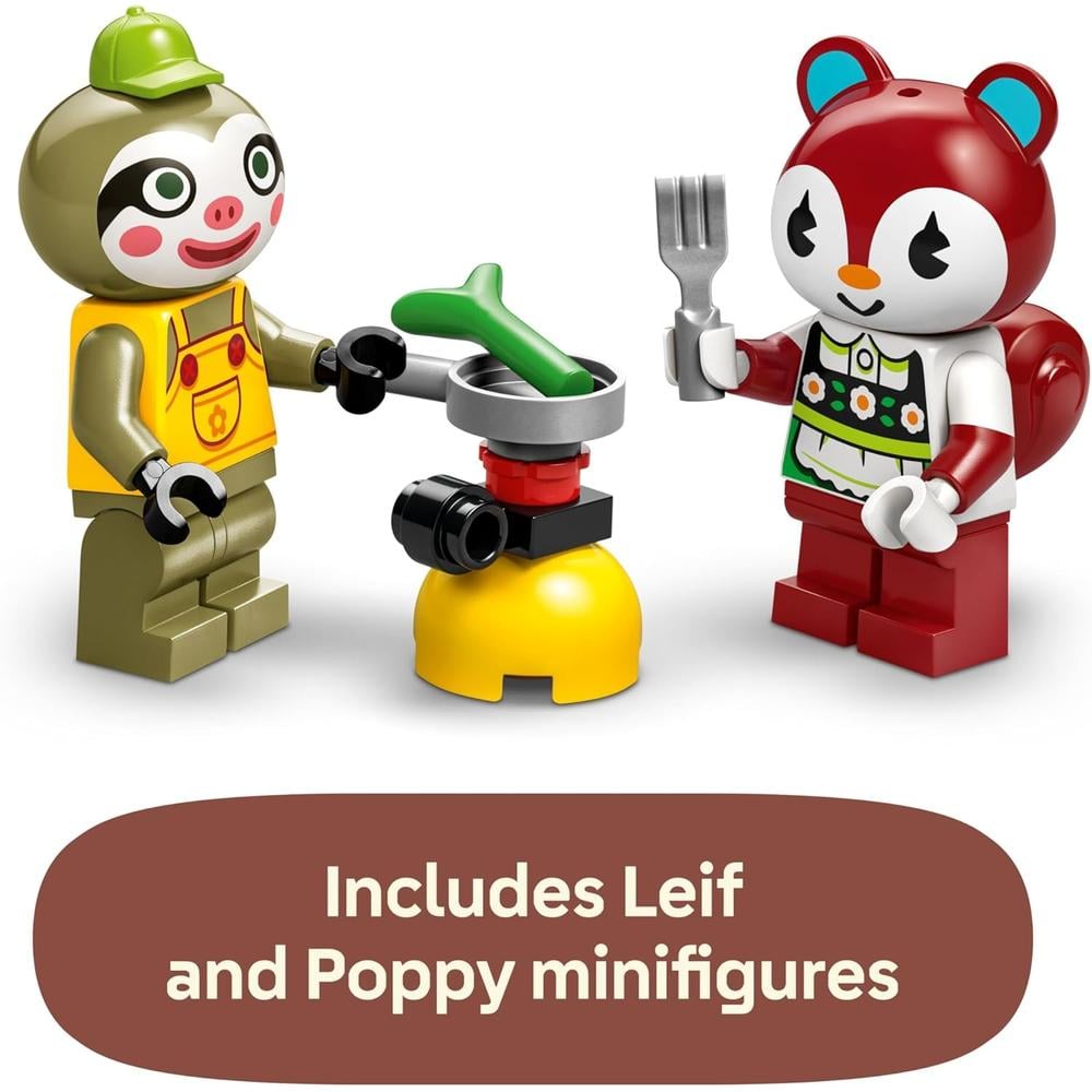 LEGO ANIMAL CROSSING CARAVANA Y TIENDA DE JARDÍN DE LEIF, INCLUYE FIGURA - 5