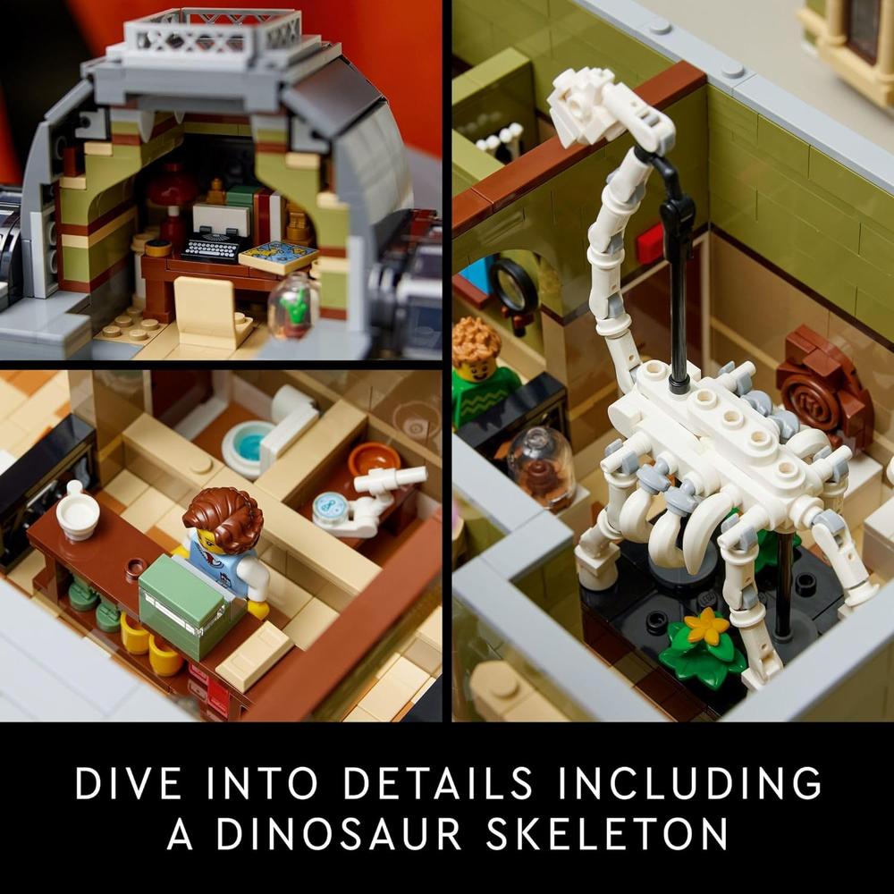 LEGO ICONS MUSEO DE HISTORIA NATURAL, KIT DE CONSTRUCCIÓN PARA ADULTOS - 4