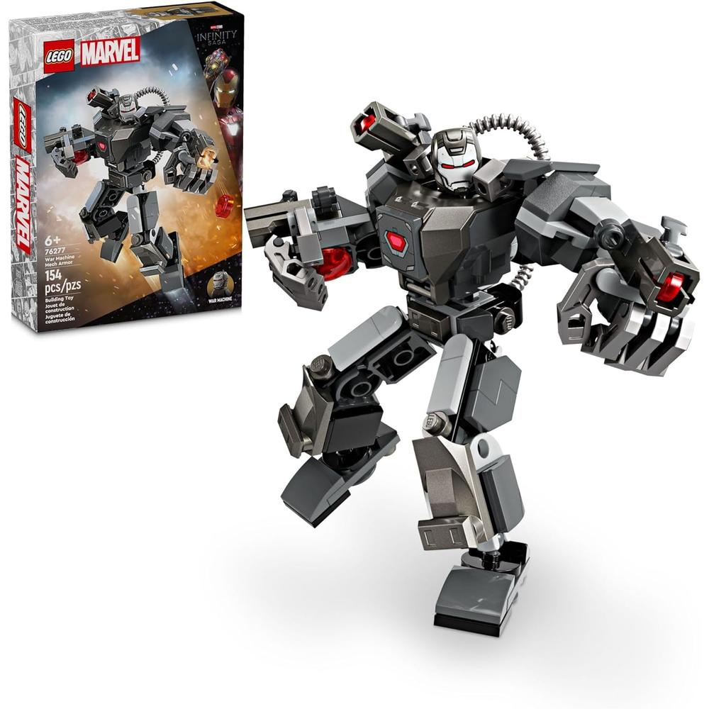 LEGO MARVEL MÁQUINA DE GUERRA, ARMADURA MECÁNICA, FIGURA DE ACCIÓN PARA NIÑOS - 1