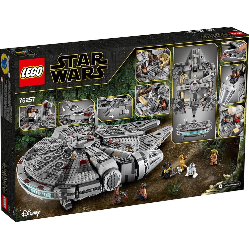 LEGO STAR WARS HALCÓN MILENARIO NAVE ESPACIAL CON MINIFIGURAS COLECCIONABLE - 6
