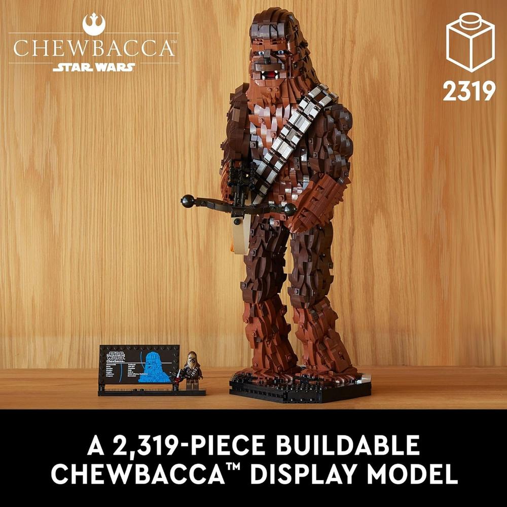 LEGO STAR WARS CHEWBACCA FIGURA COLECCIONABLE PARA ARMAR Y EXHIBIR - 2