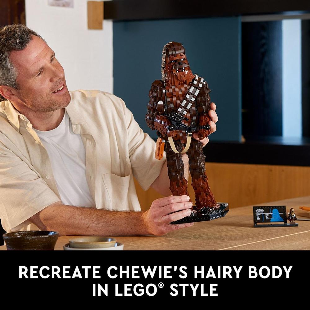 LEGO STAR WARS CHEWBACCA FIGURA COLECCIONABLE PARA ARMAR Y EXHIBIR - 3
